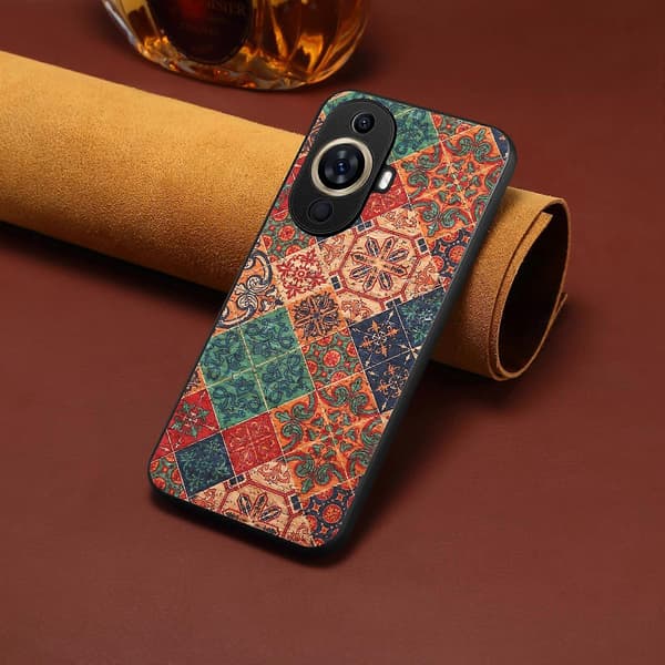Blommig Stötsäkert Skal för Huawei nova 11