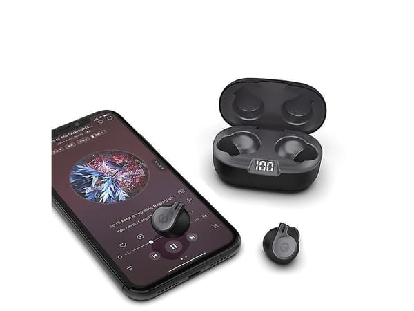 TWS Intra-Bluetooth Hörlurar Vit