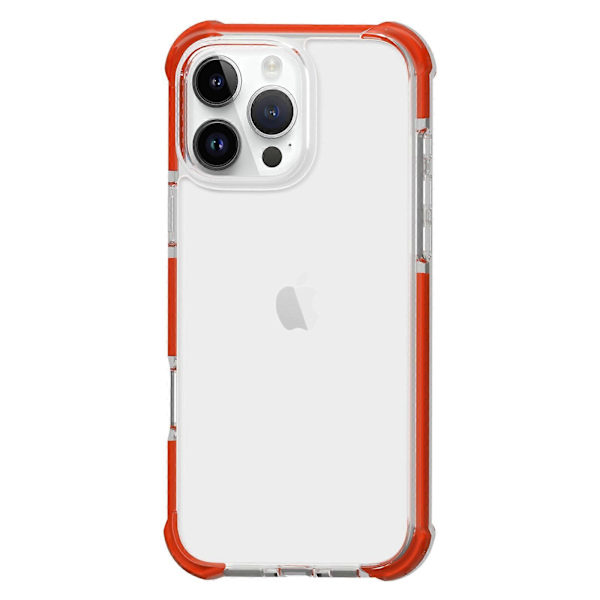 För iPhone 16 Pro TPU+TPE+PC Transparent Mobilskal