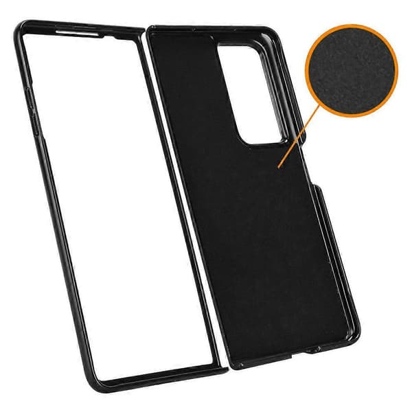 Cowhide Texture PU+PC Anti-fall Telefonfodral för Honor Magic Vs2 5G