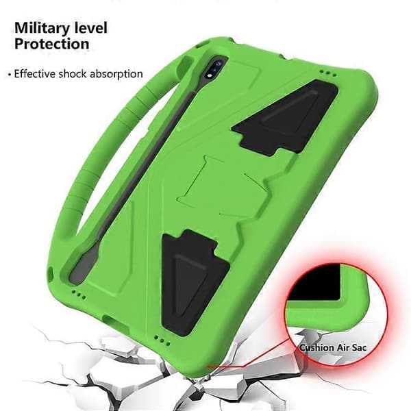 EVA-etui kompatibelt med Samsung Galaxy Tab S10+ med stropp og stativ, egnet for barn