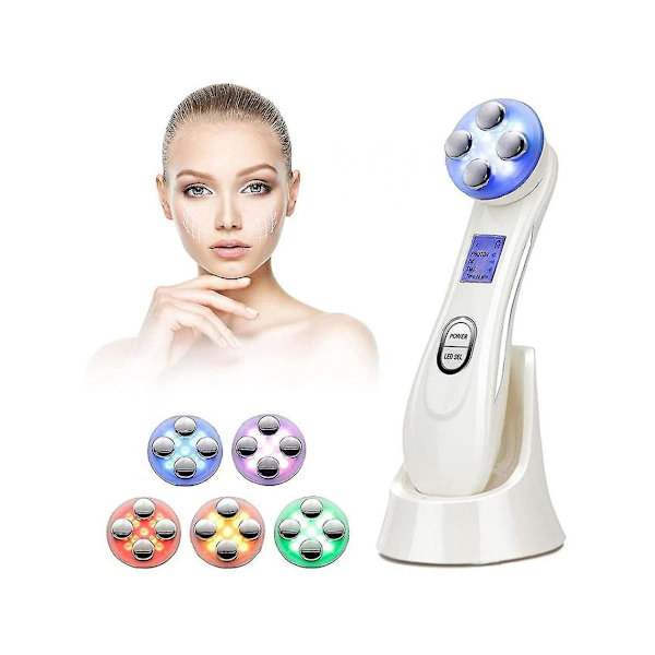 Ansiktsmassage Anti-Aging Rynkor Uppstramande Lyftmaskin Vit YEMAESRE