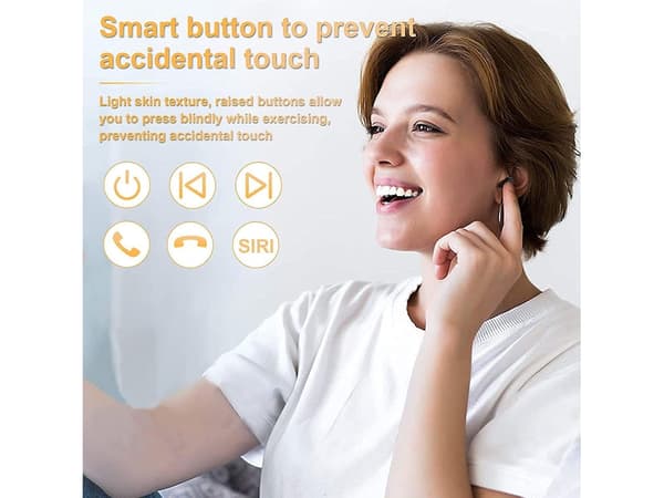 Playtime Vattentäta Bluetooth Brusreducerande Trådlösa Hörlurar Svart