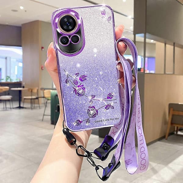 Blomstermønstret TPU Gradient Telefoncover med Snore til Huawei nova 13