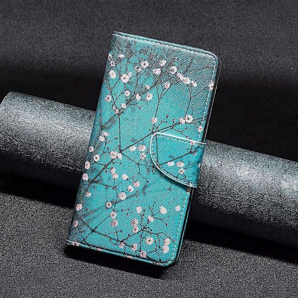 Mönstertryck Läderserie-1 för Oppo A57 (2022) 5G PU Läder Plånboksfodral Telefonfodral Ställ Skyddande Skal