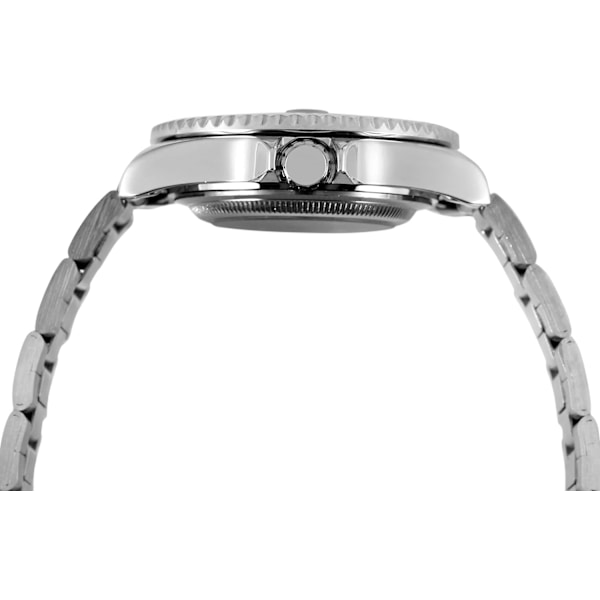 Herrklocka Vintage Automatisk Armbandsur i Rostfritt Stål med Prickar WRG8066M4T3