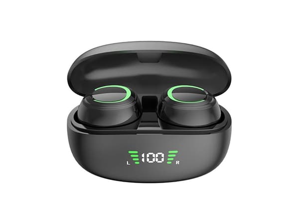 Svarta Bluetooth Hifi Stereo Hörlurar