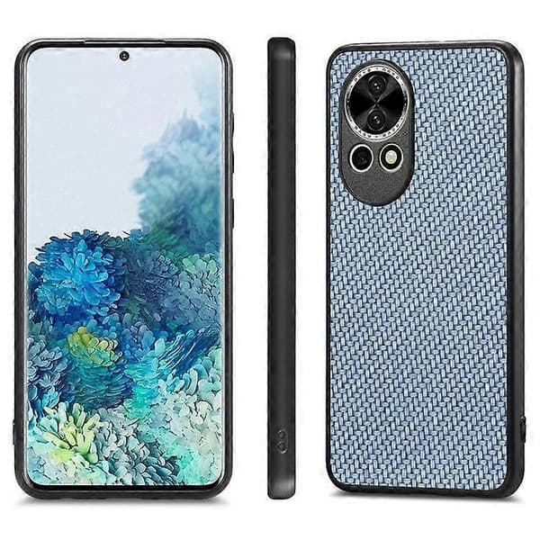 För Huawei nova 13 5G Skal Kolfibertextur PU Läder + PC + TPU Mobilskal