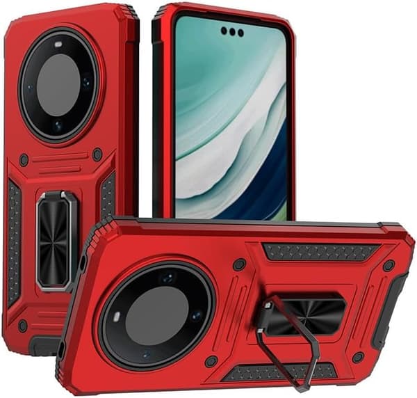 Telefoncover - Honor Magic5 Lite/X40/X9a - Bilholder - Skydevindue - Stødsikker Red