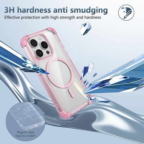 Telefondeksel - iPhone 15 Plus/14 Plus - Magnetisk - Anti-fall - Transparent Black iPhone 15 Plus/iPhone 14 Plus