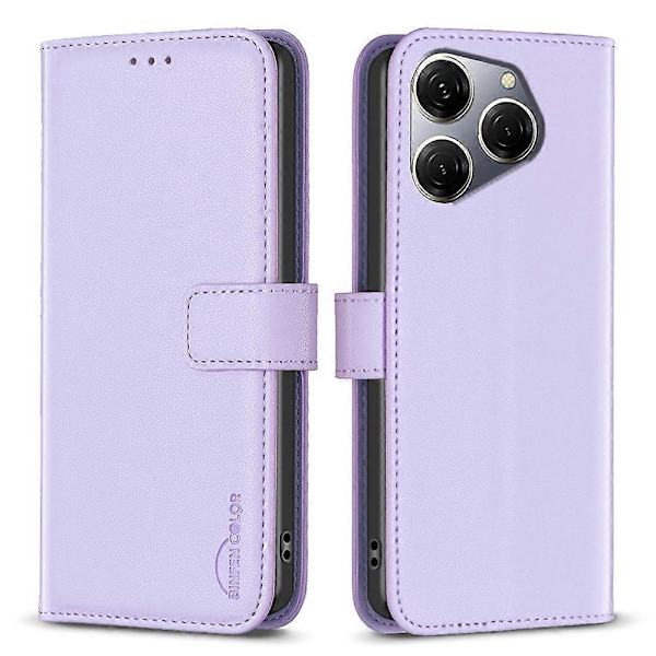 PU Läderfodral för Tecno Spark 20 Pro Transsion, Plånboksfodral