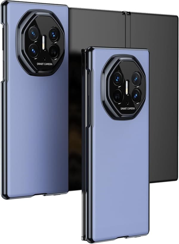 Mobilskal - Huawei Mate XT Ultimate - Vikbart - Frostat - Anti-fingeravtryck Blue Huawei Mate XT Ultimate
