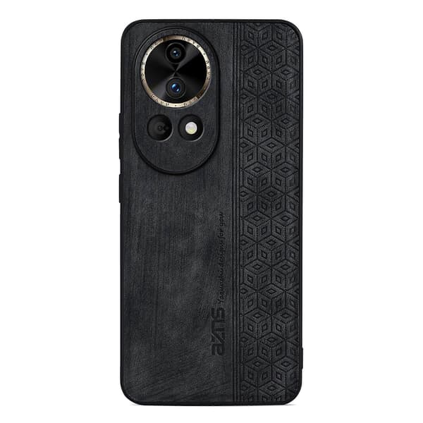 För Huawei nova 12 Pro 5G Mobilskal Anti-Rep PU Läderbelagd TPU Baksida