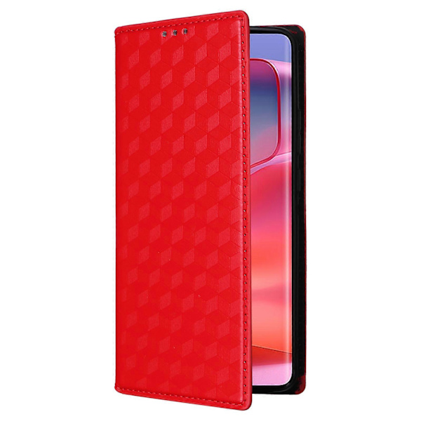 För Motorola Edge 50 Pro 5G Diamantstil Läder Magnetisk Stängning Plånboksfodral