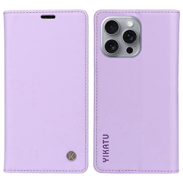 Stand Case i PU-læder til iPhone 16 Pro Max med pung