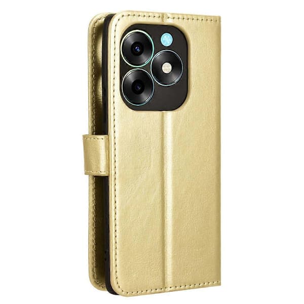 Läderfodral med plånboksställ för Itel S23+ S681LN mobiltelefon