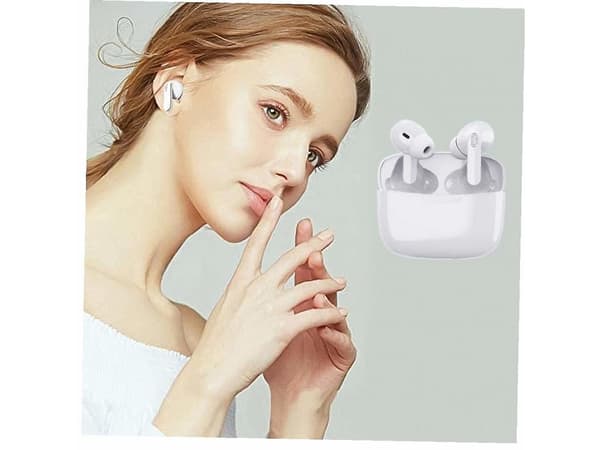Tws Hd Stereo Hörlurar Touch Kontroll Förseglad Beläggning Bluetooth Svart