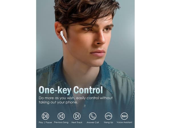 Chrons Hörlurar Timmar Uppspelning Laddning Bluetooth Rosa