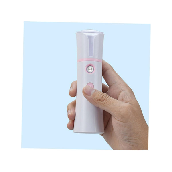 Praktisk Ansiktsspray Bärbar Luftfuktare Vit Ansiktsspraymaskin Bärbara Luftfuktare Rosa YEMAESRE