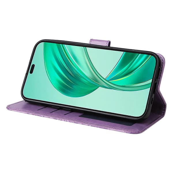 Honor X8b 4G Plånboksfodral med tryckt PU-läder