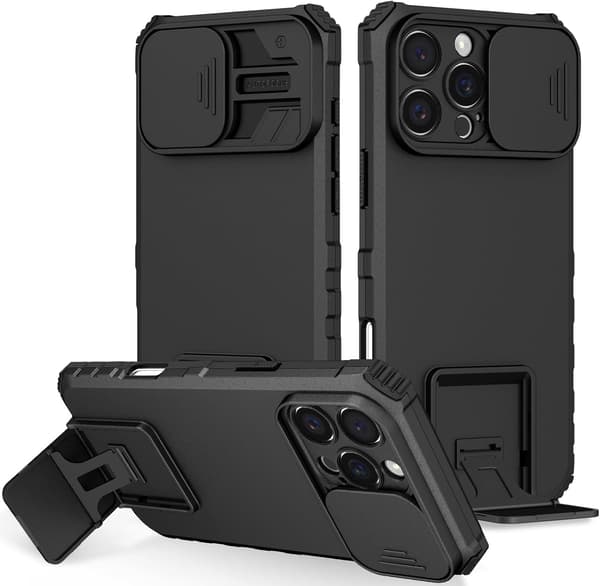 Telefoncover - Xiaomi Poco X6/Redmi Note 13 Pro 5G - Skydevindue - Stødsikkert - Sort Black Xiaomi Poco X6/Redmi Note 13 Pro 5G