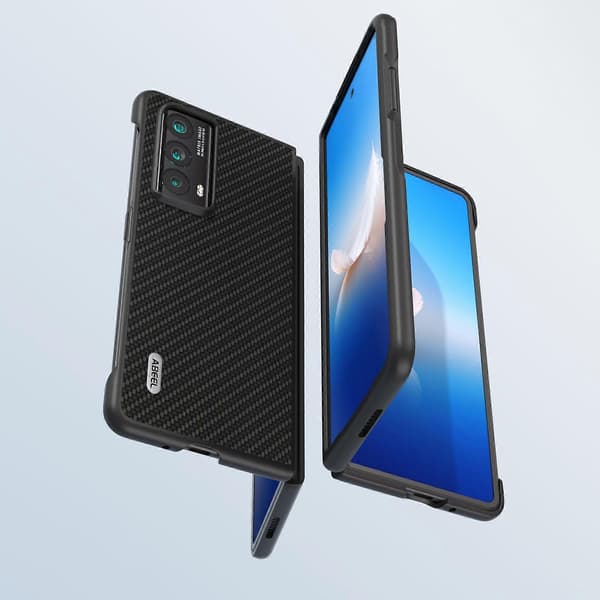 Anti-ripe karbonfibertekstur telefondeksel for Honor Magic Vs2 5G