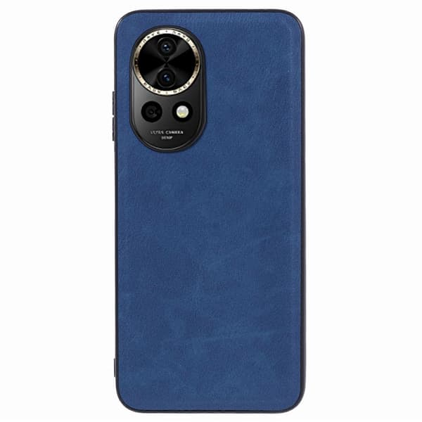För Huawei nova 12 5G Mobilskal Slimmad Passform Läder Retro Textur Baksida
