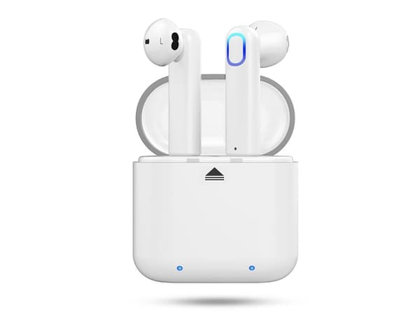 Trådlösa Bluetooth Hörlurar med Brusreducering Vit