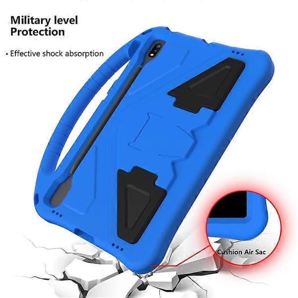 EVA-etui kompatibelt med Samsung Galaxy Tab S10+ med stropp og stativ, egnet for barn