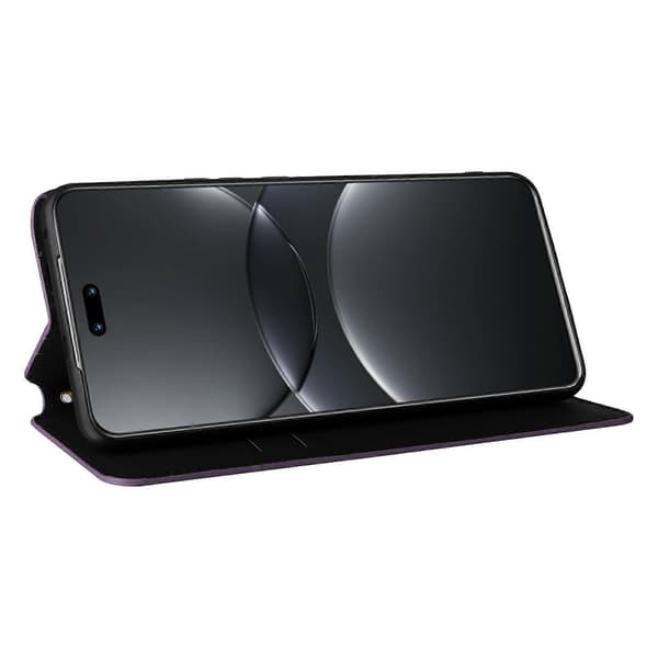 Læder Wallet Case med Rombe-mønster til Huawei nova 13 Pro 5G