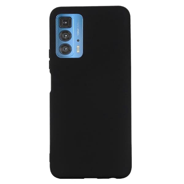 För Motorola Edge 20 Pro Mobilskal Förtjockad Flytande Silikondesign Mjukt Mikrofiberfoder Anti-Repskydd