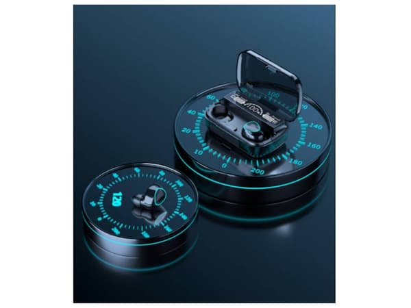 Ingen Snabbladdning Usb-C Gaming Bluetooth Hörlurar Svart