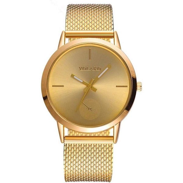 Mode Dam Quartz Klocka Legering Analog Armbandsur Enkel Damklocka
