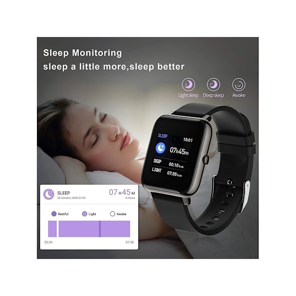 Smartwatch Dam Herr Smartwatch Vattentät Ip67 Smartwatch Sport Gps Cardio Fitness Aktivitetsmätare Stegräknare Kalorier
