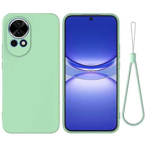 För Huawei nova 13 5G Skal Flytande Silikon Telefonskal med Handrem