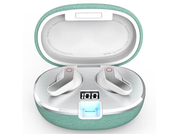 Bluetooth Brusreducerande Djup Bas Stereo Hörlurar Grön