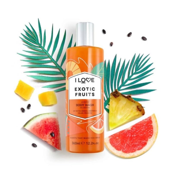 I Love Exotic Fruits Scented Body Wash 350ml