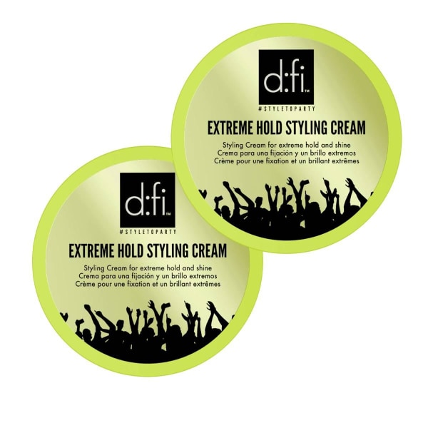 2-Pack D:fi Extreme Hold Styling Cream 150g Transparent