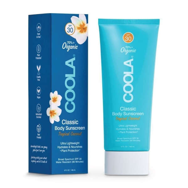 COOLA Classic Body Organic Sunscreen Lotion SPF 30 Tropical Coco