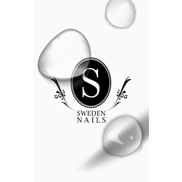 Sweden Nails White Snow Transparent