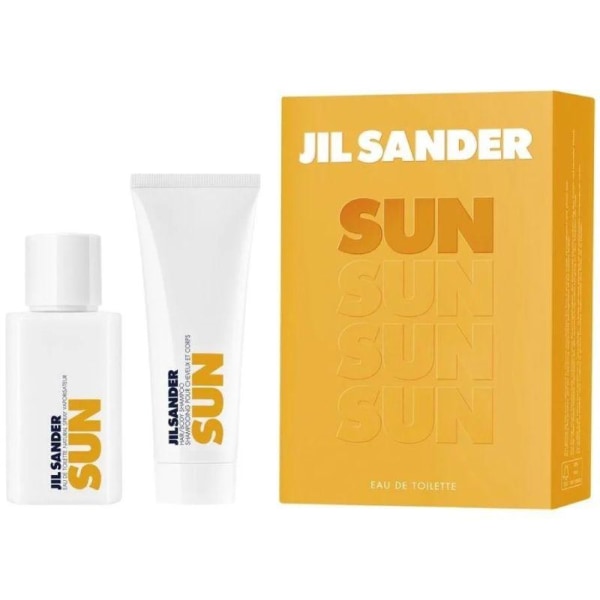 Jil Sander Sun Edt 75ml + Hair and Body Shampoo 75ml Giftset Transparent