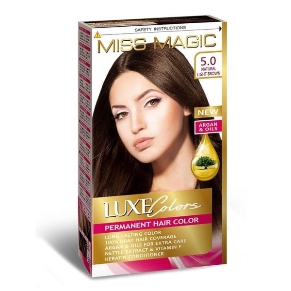 Miss Magic Hair Color Natural Vaaleanruskea 5.0 Transparent