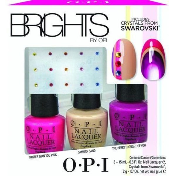 OPI Brights Trio Set Transparent
