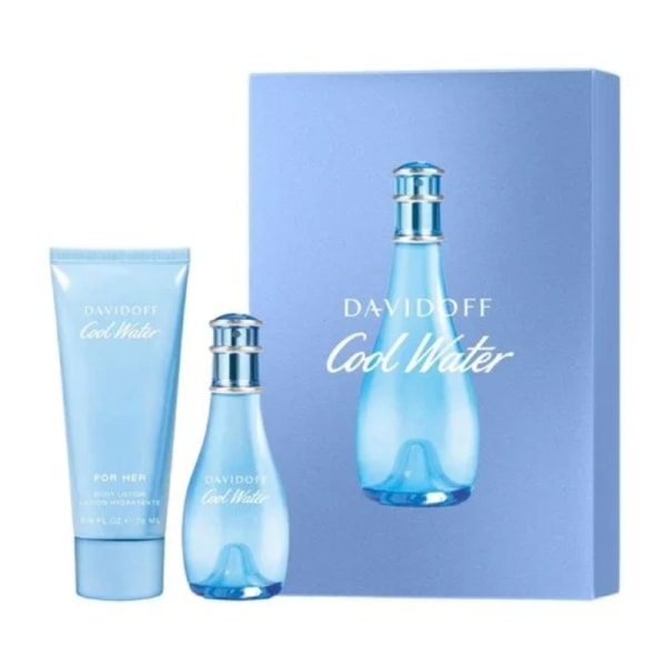 Davidoff Cool Water for Her 30ml Edt + 75ml Body Lotion Giftset