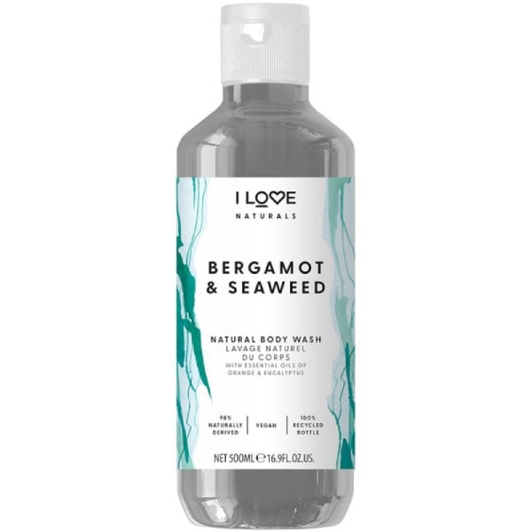 I Love Naturals Bergamot & Seaweed Body Wash 500ml