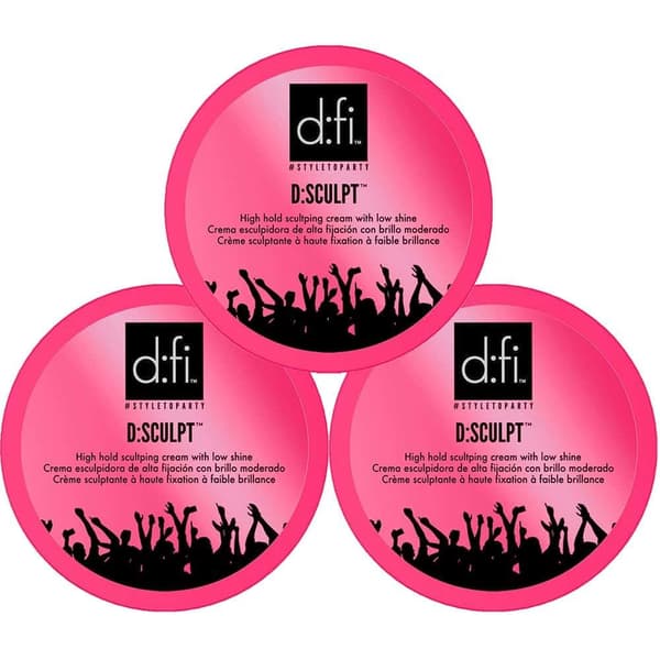 3-Pack d:fi D:sculpt Sculpting Cream 150g Transparent