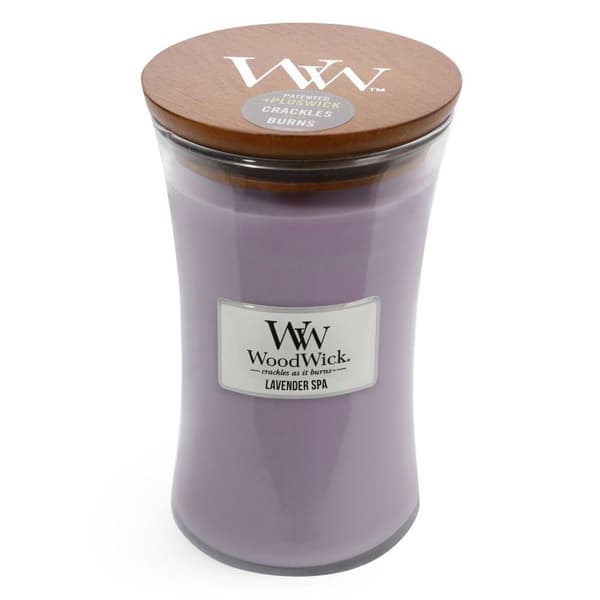 WoodWick Stor Lavendel Spa Transparent