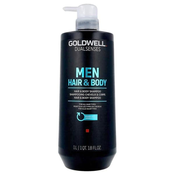 Goldwell Dualsenses Herre Hår & Kropsshampoo 1000ml Transparent