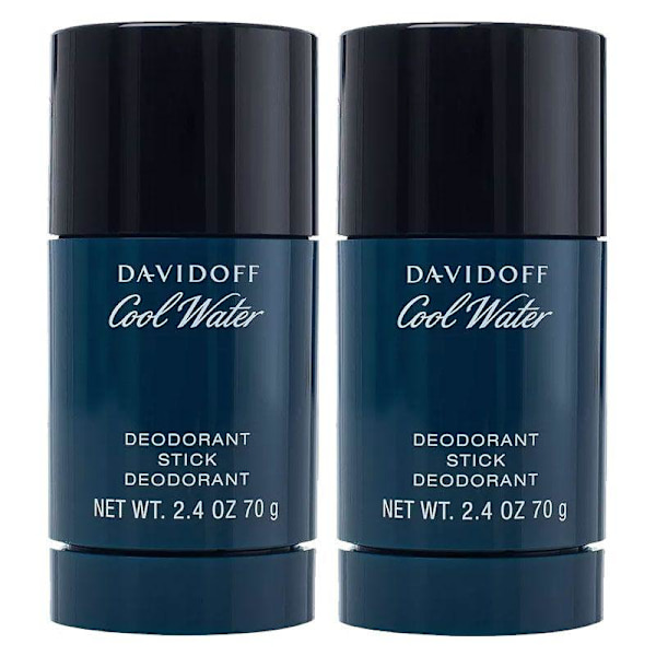 2-Pack Davidoff Cool Water Man Deostick 70ml Transparent