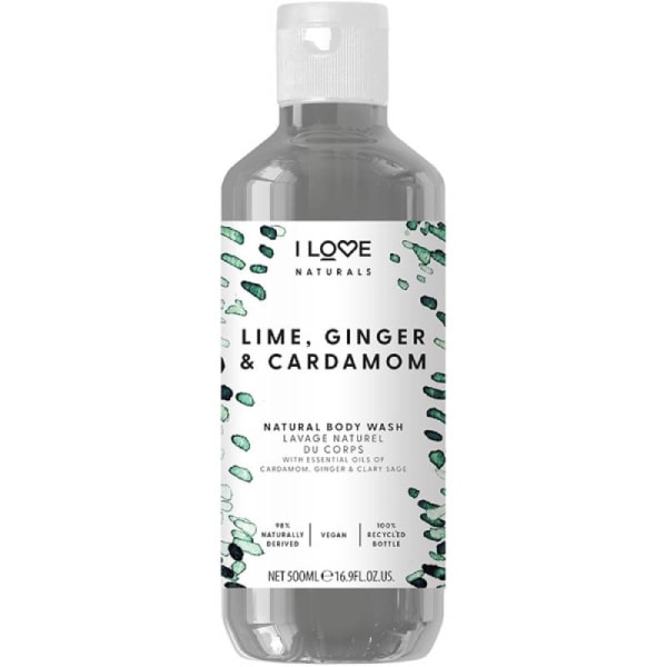 I Love Naturals Lime, Ginger & Cardamom Body Wash 500ml